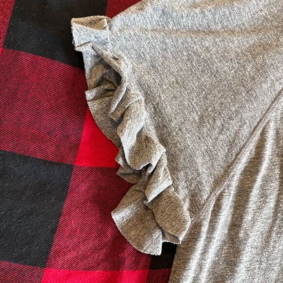 AG Adriano Goldschmied Heather Gray Top - Picture 4 of 7